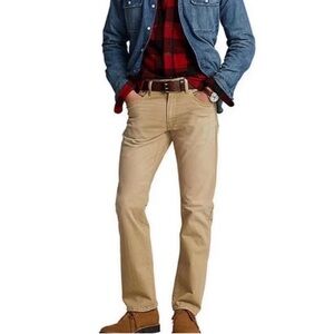 Polo Ralph Lauren Classic fit 867 jean style khaki pants Tall length